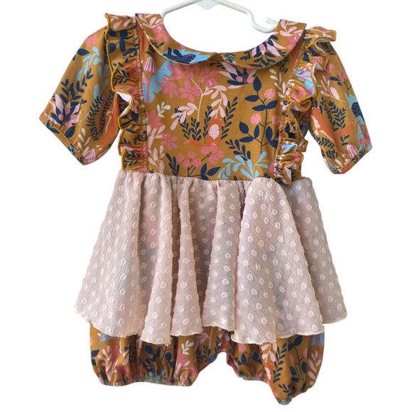 Be Girl Clothing Violet 18 Months Bubble Romper - Picture 2 of 5